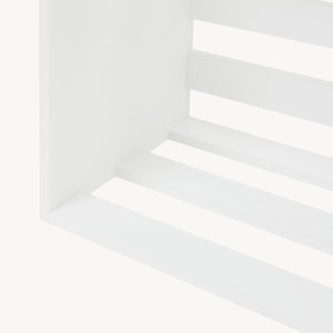 Stolik boczny Rønde 43x64x33 cm biały [en.casa]