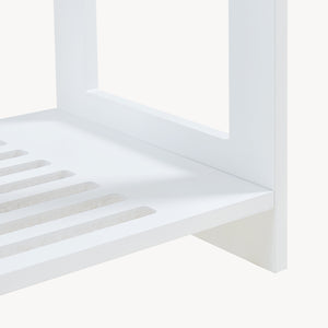 Wieszak na płaszcze Langeskov 78x75x35cm Biały [en.casa]