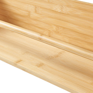 Półka ścienna 2 w 1 Flå bambus [en.casa]