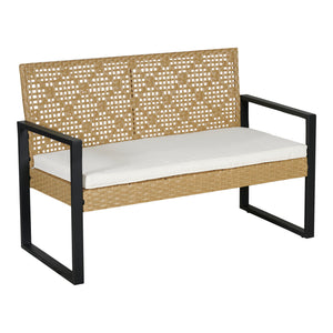 Zestaw mebli ogrodowych Calciano 4-częściowy [casa.pro]