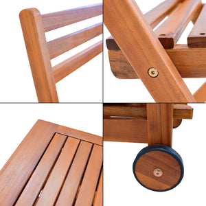 Zestaw mebli ogrodowych Acerenza 7-cz. Akacja FSC®-certyfikowane drewno [en.casa]