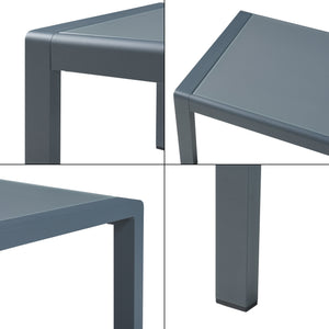 3-częściowy aluminiowy zestaw mebli ogrodowych Avise [casa.pro]