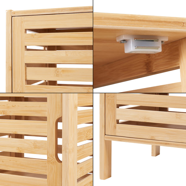 Boksereys jednostka wysoka 180x35x35 cm bambus [en.casa]