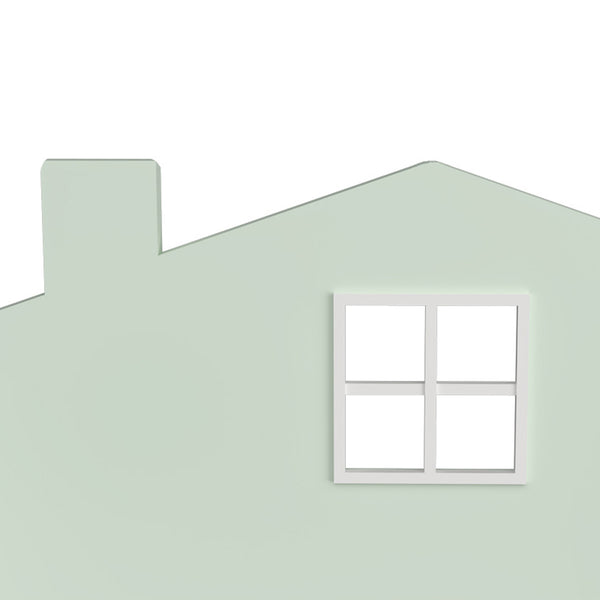 Półka dziecięca Vipsali 106x60x12 cm miętowa zieleń/biała [en.casa]