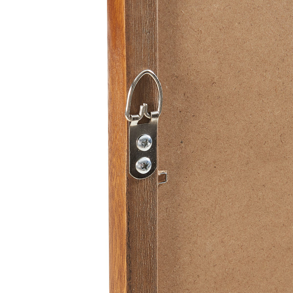 Lustro ścienne Ristijarvi 120x40 cm brązowe [en.casa]