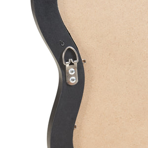 Lustro ścienne Koster 90x60 cm czarne [en.casa]