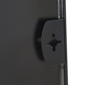 Lustro ścienne Tarvindak 120x40 cm czarne [en.casa]