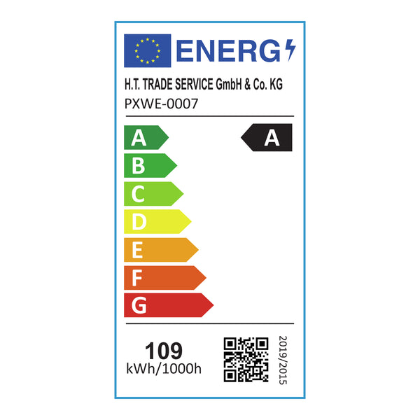 Lampa wisząca Oupilu ze zintegrowanymi diodami LED metal 120x25x25 cm czarny/biały [lux.pro]