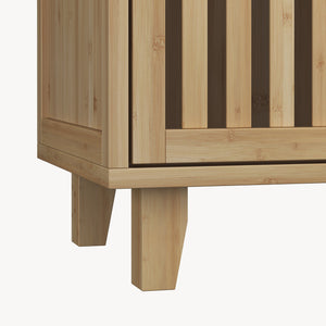 Szafka boczna Sirgerg 77x72x33 cm bambus naturalny [en.casa]