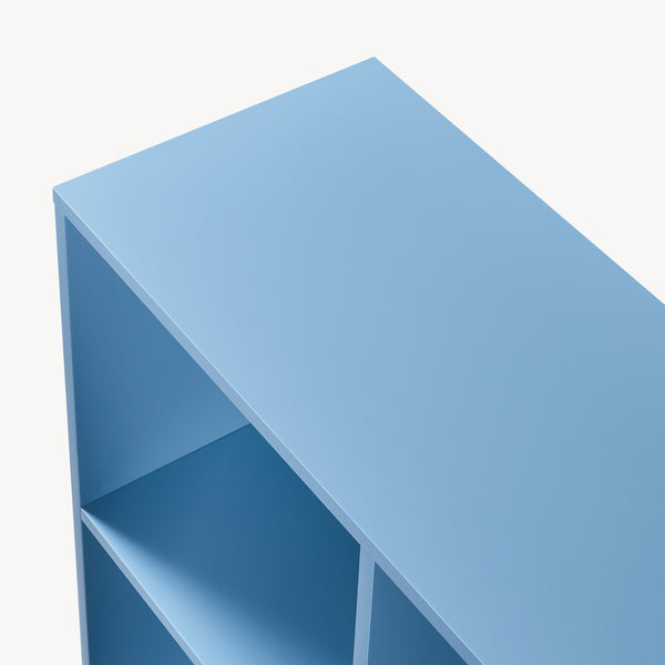 Regał na książki Colwyn 120x80x30 cm Niebieski [en.casa]