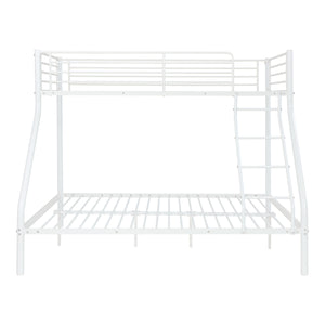 Metalowe łóżko piętrowe Sortland 200x140/90 cm z materacami [neu.haus]