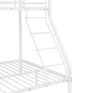 Metalowe łóżko piętrowe Sortland 200x140/90 cm z materacami [neu.haus]