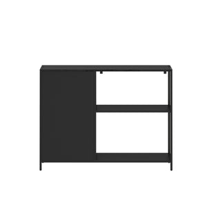 Półka do szafki Viitasaari metalowa czarna [en.casa]