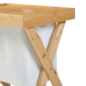 Stół piknikowy Hattfjelldal 53x48x32cm bambus [en.casa]