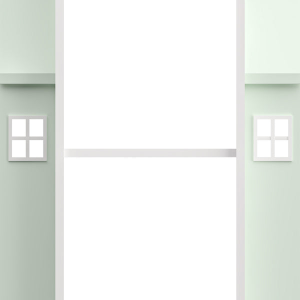 Obrotowa półka dziecięca Vipsali 108x40x40 cm miętowa zieleń/biała [en.casa]