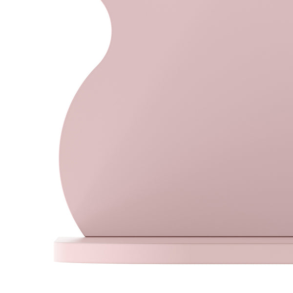 Półka narożna dla dzieci Vestnes 108x27x27 cm Cotton Candy/Biała [en.casa]