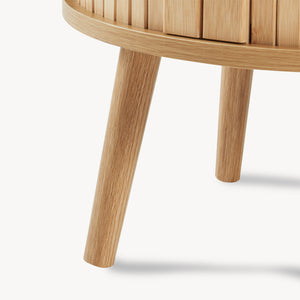 Stolik nocny Nordkapp 65x40 cm bambus [en.casa]