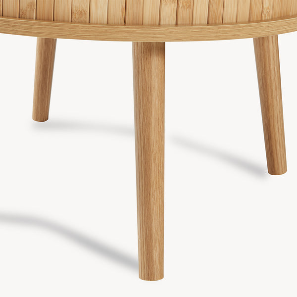 Stolik nocny Nordkapp 45x60 cm bambus [en.casa]