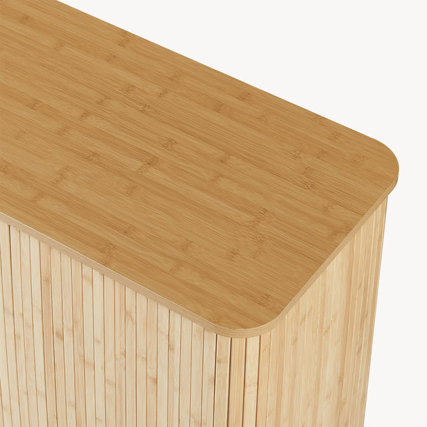 Szafka boczna Nordkapp 100x40x80 cm bambus [en.casa]