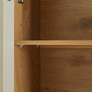 Szafka łazienkowa Ferrersp 160x63x20 cm dąb optyka/piaskowy kolor [en.casa]