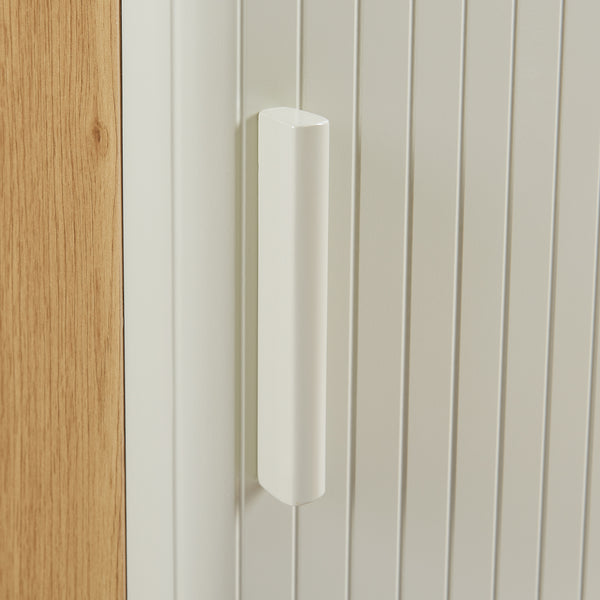 Szafka wisząca Ferrersp 50x45x24 cm dąb optyka/piaskowy [en.casa]