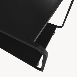 Stolik kawowy Færder 115x50x45 cm stal czarna [en.casa]