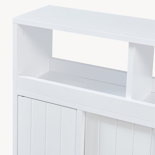 Szafka pomocnicza na kółkach Fadeskimma 72x70x20 cm Biała [en.casa]