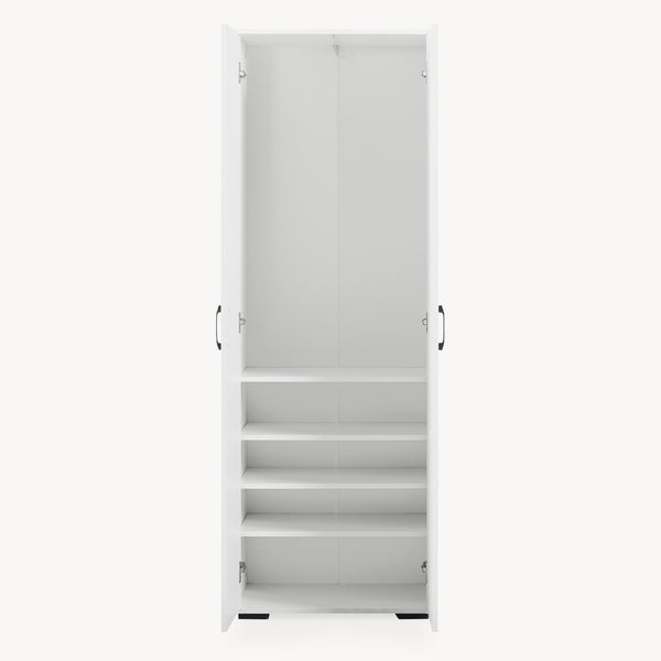 Szafa na ubrania Chalvefted 175x60x35 cm Biała [en.casa]