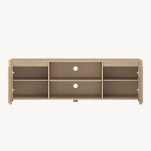 Szafka RTV Takranmaa 150x40x50 cm dąb dekor [en.casa]