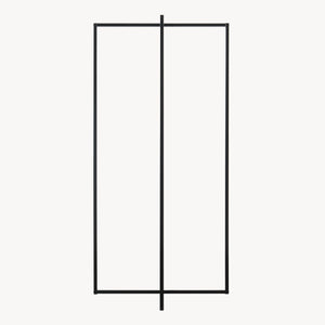 Stojak na ubrania Norjad 160x80x41 cm metal czarny [en.casa]