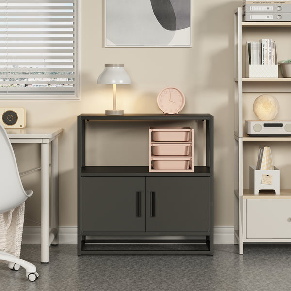 Szafka na dokumenty Hailuoto jasnoszara w różnych rozmiarach. rozmiary [en.casa]