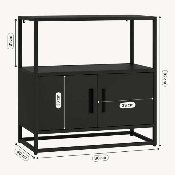 Szafka na dokumenty Hailuoto jasnoszara w różnych rozmiarach. rozmiary [en.casa]