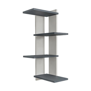 Półka ścienna Hasvik 39,5x39,5x90 cm [en.casa]