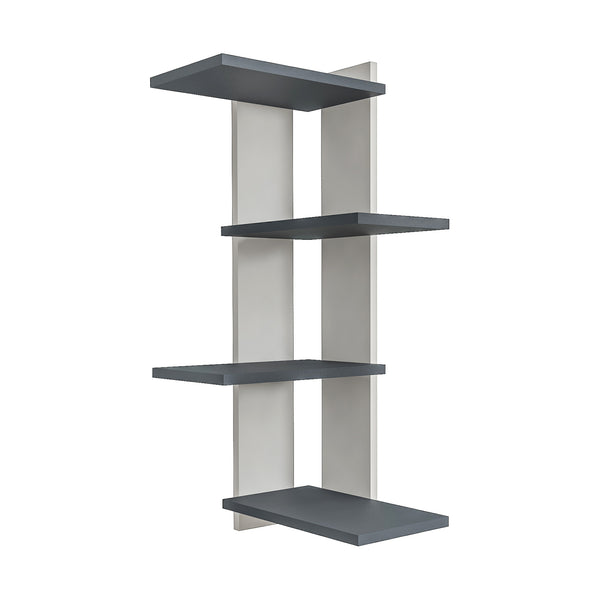 Półka ścienna Hasvik 39,5x39,5x90 cm [en.casa]