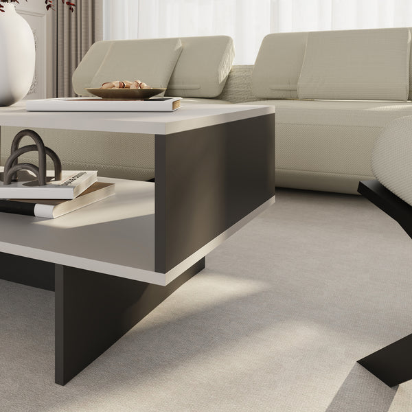 Stolik kawowy Mjölby 36,4x80x45 cm w różnych kolorach. kolory [en.casa]