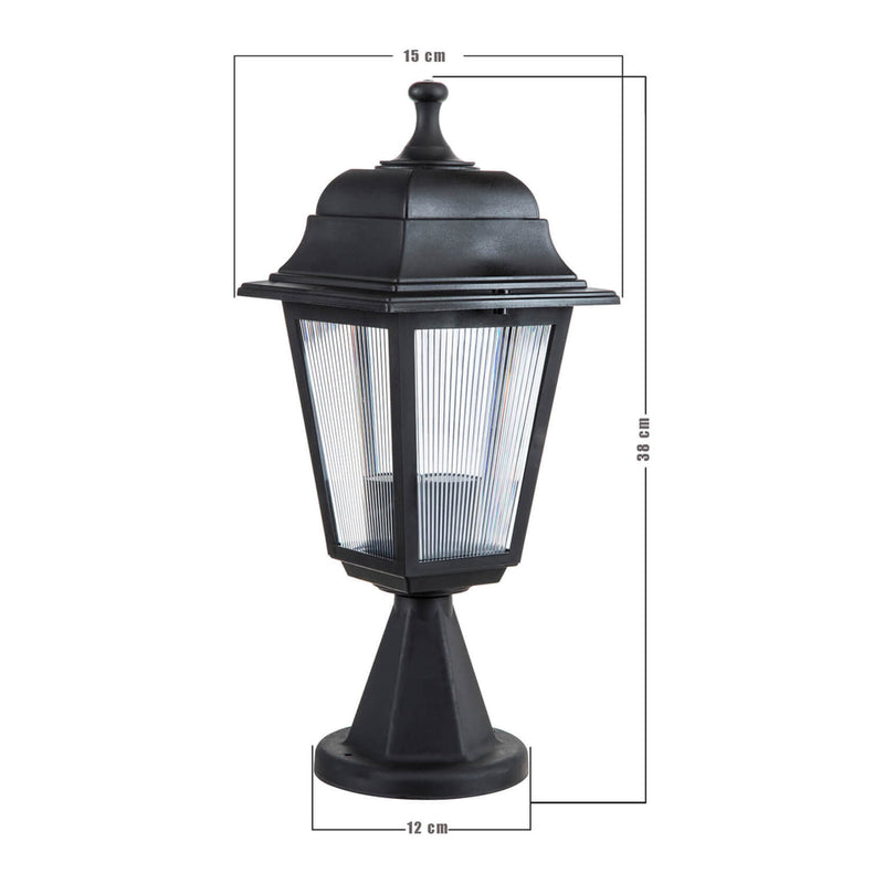 Szkic wymiarowy Lampa zewnętrzna Ipswich E27 w różnych kolorach [lux.pro]
