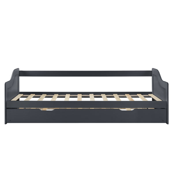 Łóżko tandemowe 90x200 cm z 2 materacami en.casa