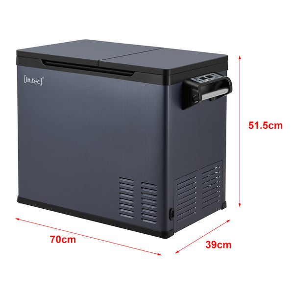 Lodówka samochodowa Alberona niebiesko-szara [in.tec]