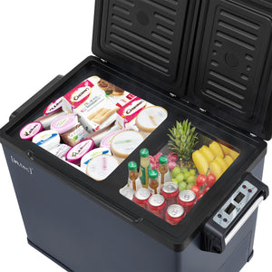 Lodówka samochodowa Alberona niebiesko-szara [in.tec]