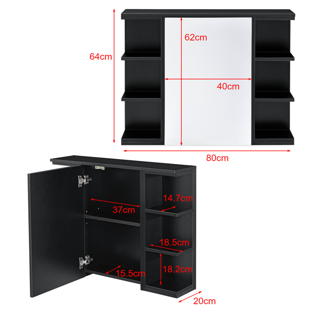 Badezimmerschrank Harstad 64x80x20 cm versch Farben en.casa - premiumXL