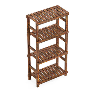 Drewniana półka łazienkowa Kinnula w różnych kolorach i rozmiarach Kolory i rozmiary [en.casa]