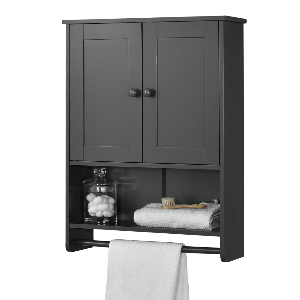 Szafka łazienkowa Steyr 65x49x15 cm z wieszakiem na ręczniki MDF różne kolory en.casa - premiumXL