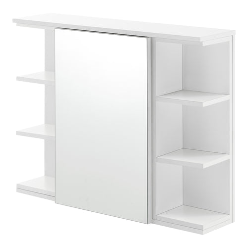 Badezimmerschrank Harstad 64x80x20 cm Weiß [en.casa] - premiumXL