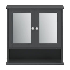 Szafka łazienkowa Linz 58x56x13 cm z lustrem w różnych kolorach Kolory MDF en.casa