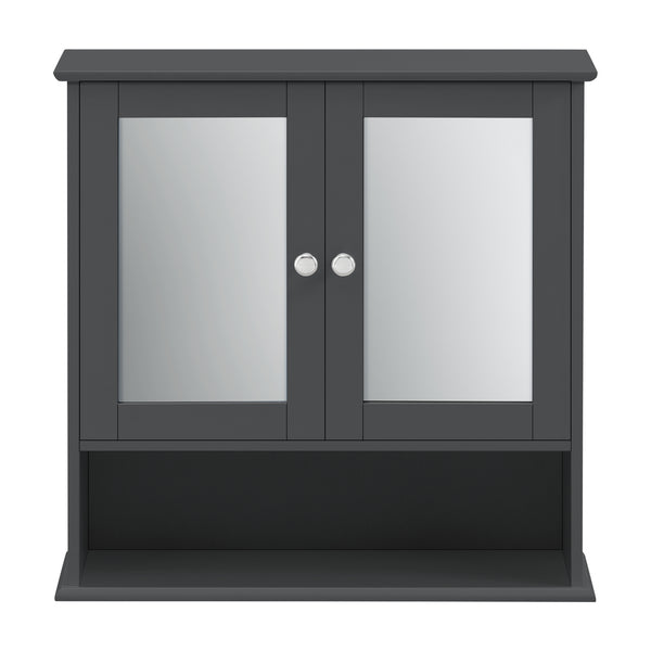 Szafka łazienkowa Linz 58x56x13 cm z lustrem w różnych kolorach Kolory MDF en.casa