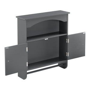Szafka łazienkowa Graz 61x53x15 cm z wieszakiem na ręczniki różne kolory Kolory MDF en.casa