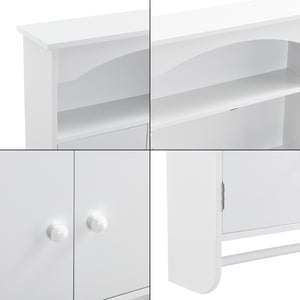 Szafka łazienkowa Graz 61x53x15 cm z uchwytem na ręczniki różne kolory MDF en.casa