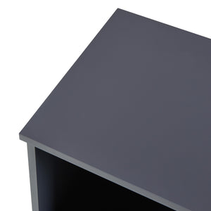 Szafka łazienkowa Overath szara [en.casa]