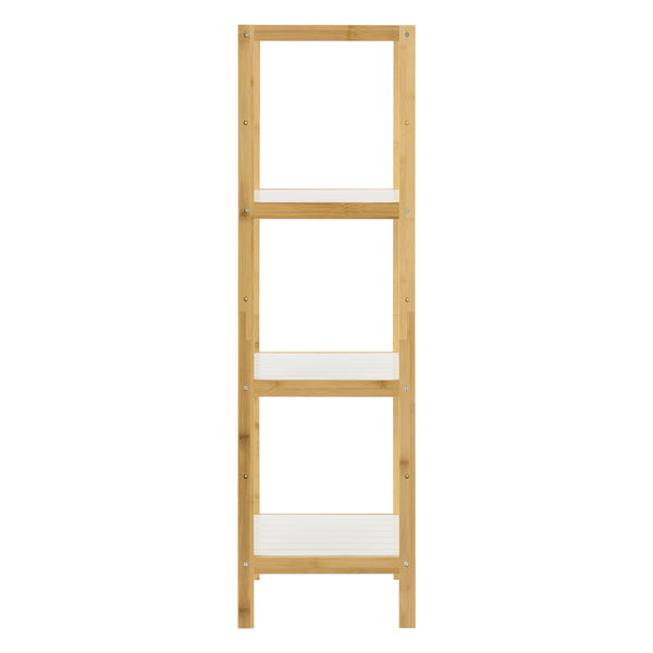 Półka łazienkowa Balsfjord z 3-4-5 półkami w różnych rozmiarach rozmiary bambus [en.casa]
