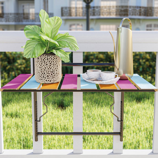 Wiszący stolik balkonowy Petäjävesi [en.casa]